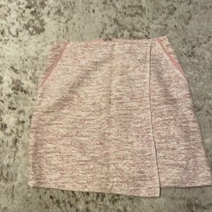 Pink, tweed, LOFT skirt, size 2, excellent condition